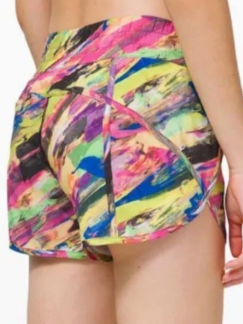 Lululemon Tracker Shorts Midrise 4” Inseam Catalyst Multi Size 10 W7AQQS - Picture 2 of 11